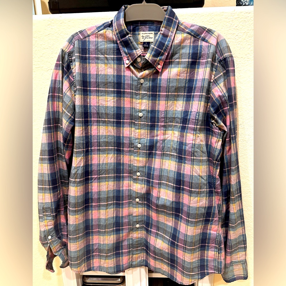J.Crew: Men’s Long Sleeve Button Down Shirt (Size:L)